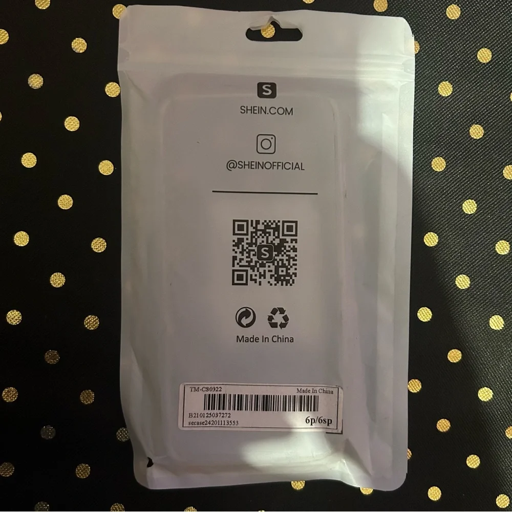 NWT IPHONE 6 CLEAR PHONE CASE FROM SHEIN